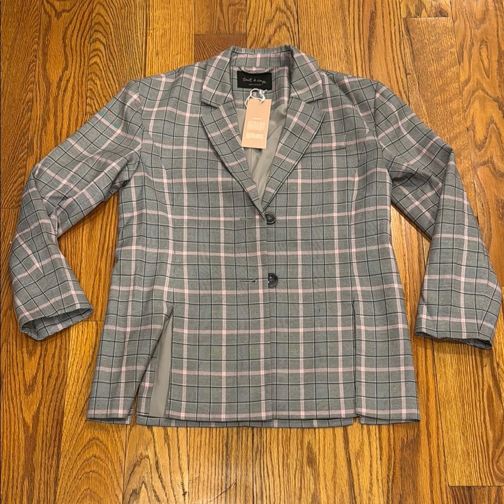 Plaid Women's Blazer